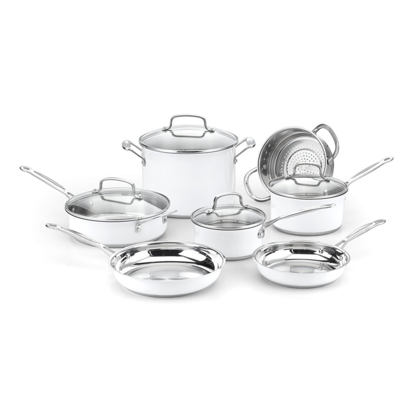 Cuisinart Chef's Classic 11 Piece Stainless Cookware Set & Reviews